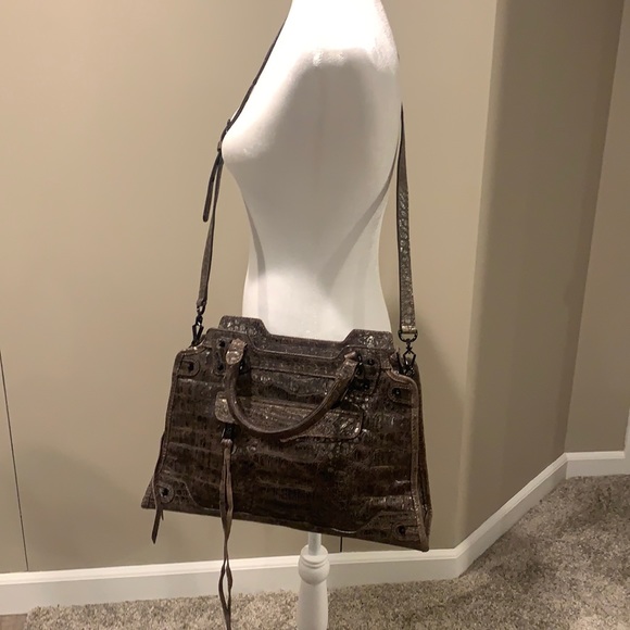 Rebecca Minkoff Desire Gunmetal Handbag (retail $550) - Picture 2 of 12
